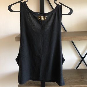 PINK Victoria's Secret Tops - PINK Gold Sequin Tank PINK Victoria's Secret Tops - PINK Gold Sequin Tank